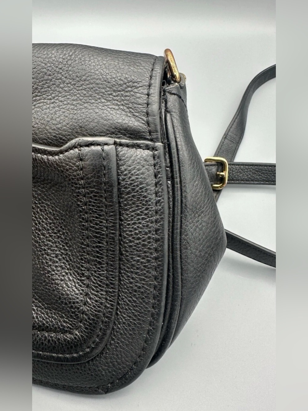 Marc Jacobs Crossbody Bag Black Leather Empire City Mini - Picture 8 of 11